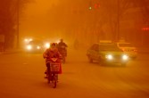 burza piaskowa w Dunhuang