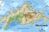 mapa Ilha Grande