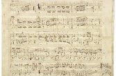 rękopis Poloneza op,53 Fryderyka Chopina, zwanego Heroicznym