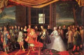 spotkanie Ludwika XIV i Filipa IV na Faisans