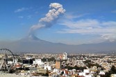 wybuch Popocatépetl