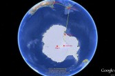 Ridge A na mapie Antarktydy