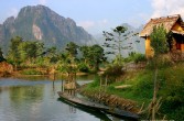 Mekong przecina Laos na długości około 1,900 kilometrów