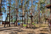 Park Linowy KAMRAT w Sielpi – atrakcja dla dzieci, młodzieży i dorosłych.