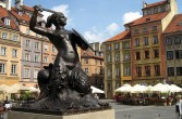 Warszawa, pomnik syrenki staromiejskiej