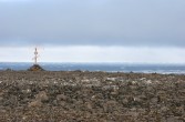 Cape Fligely na Wyspie Rudolfa, stąd już niedaleko do bieguna północnego