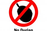 zakaz wstępu z durianem