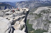 na szczycie Half Dome