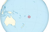 położenie Niue na mapie świata