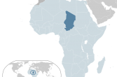 Czad na mapie Afryki
