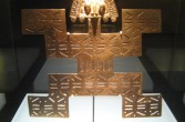 pektorał z tumbaga, kultura Tolima - Muzeum Złota w Bogocie