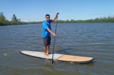 SUP (stand-up paddle board) stań na desce i wiosłuj.