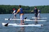 SUP (stand-up paddle board) stań na desce i wiosłuj.