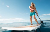 SUP (stand-up paddle board) stań na desce i wiosłuj.