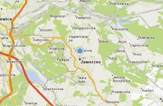 Miasto Jaworzno - Urząd Miasta : mapa 1
