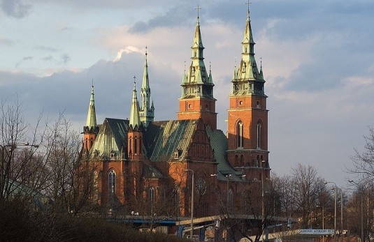 Kościół Świętego Krzyża w Kielcach-widok 1