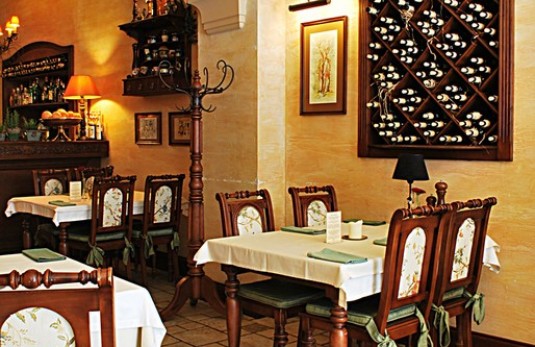 Restauracja Mollini - wnętrze